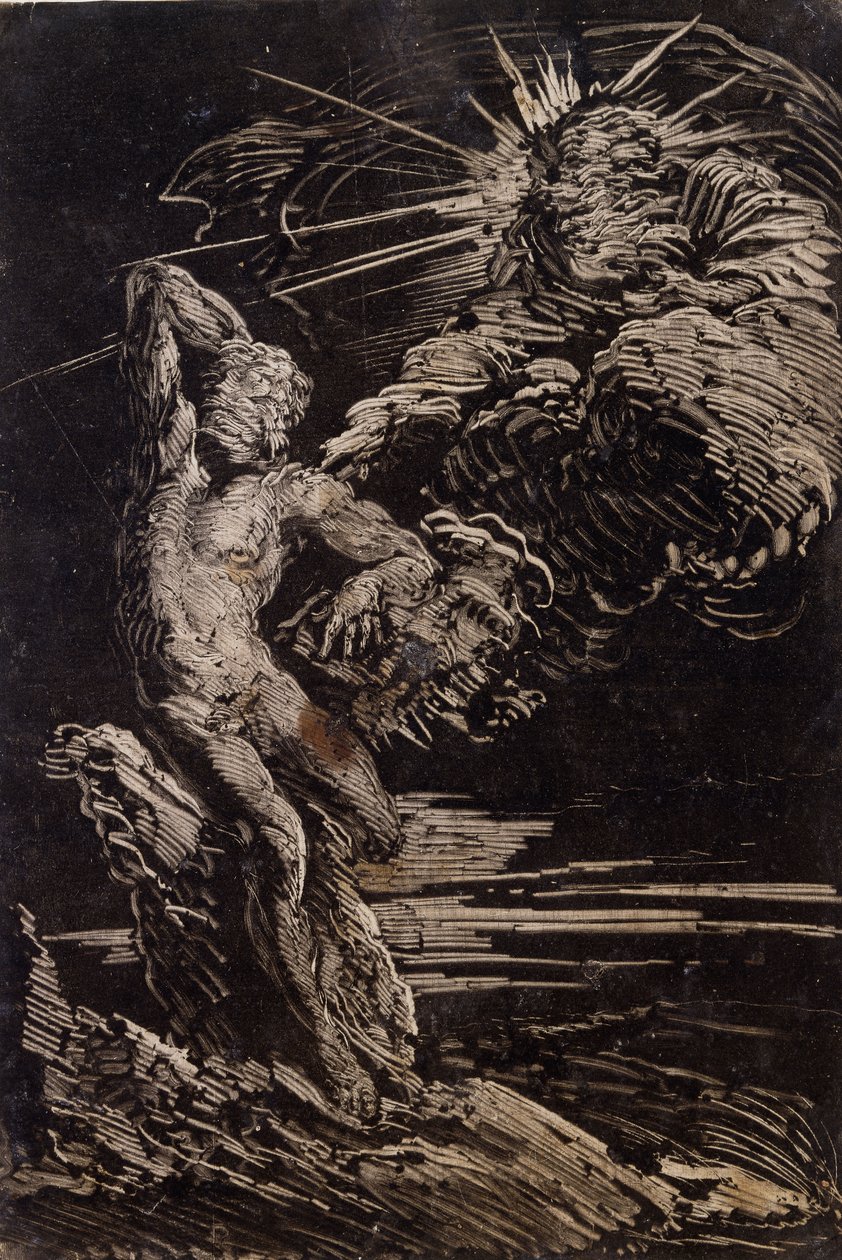 Ádám teremtése, c. 1642 alkotó: Giovanni Benedetto Castiglione