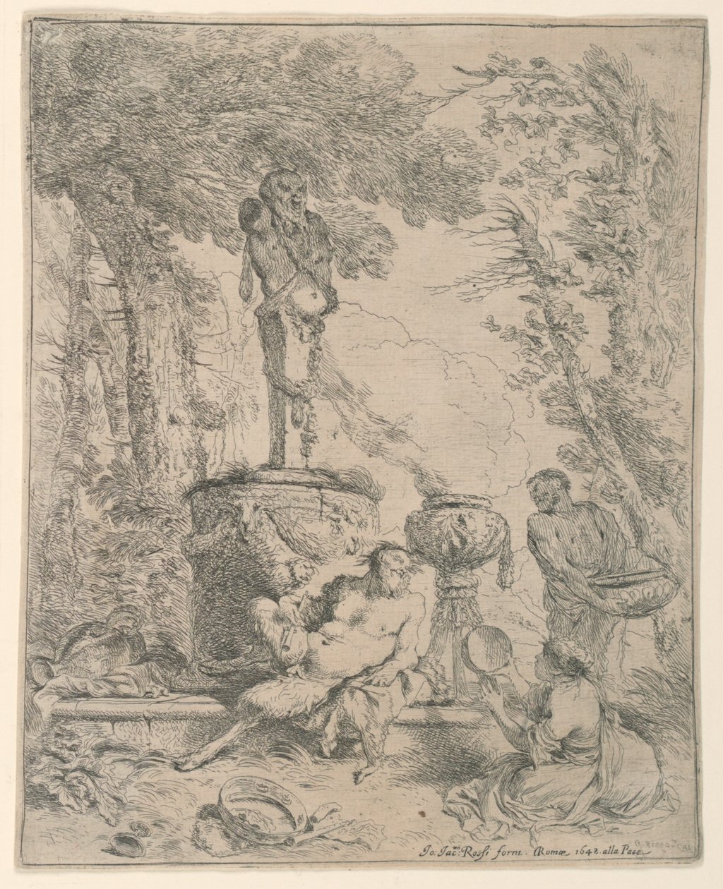 Pán Fesztiválja alkotó: Giovanni Benedetto Castiglione
