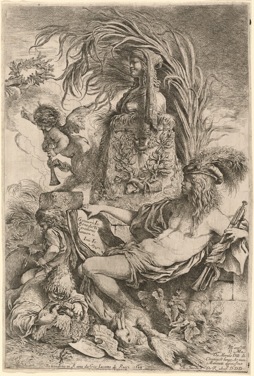 Castiglione zsenije alkotó: Giovanni Benedetto Castiglione