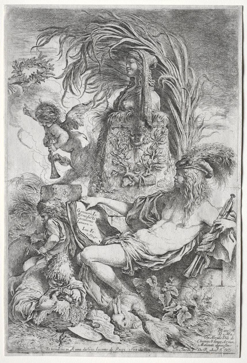 Castiglione zsenije alkotó: Giovanni Benedetto Castiglione