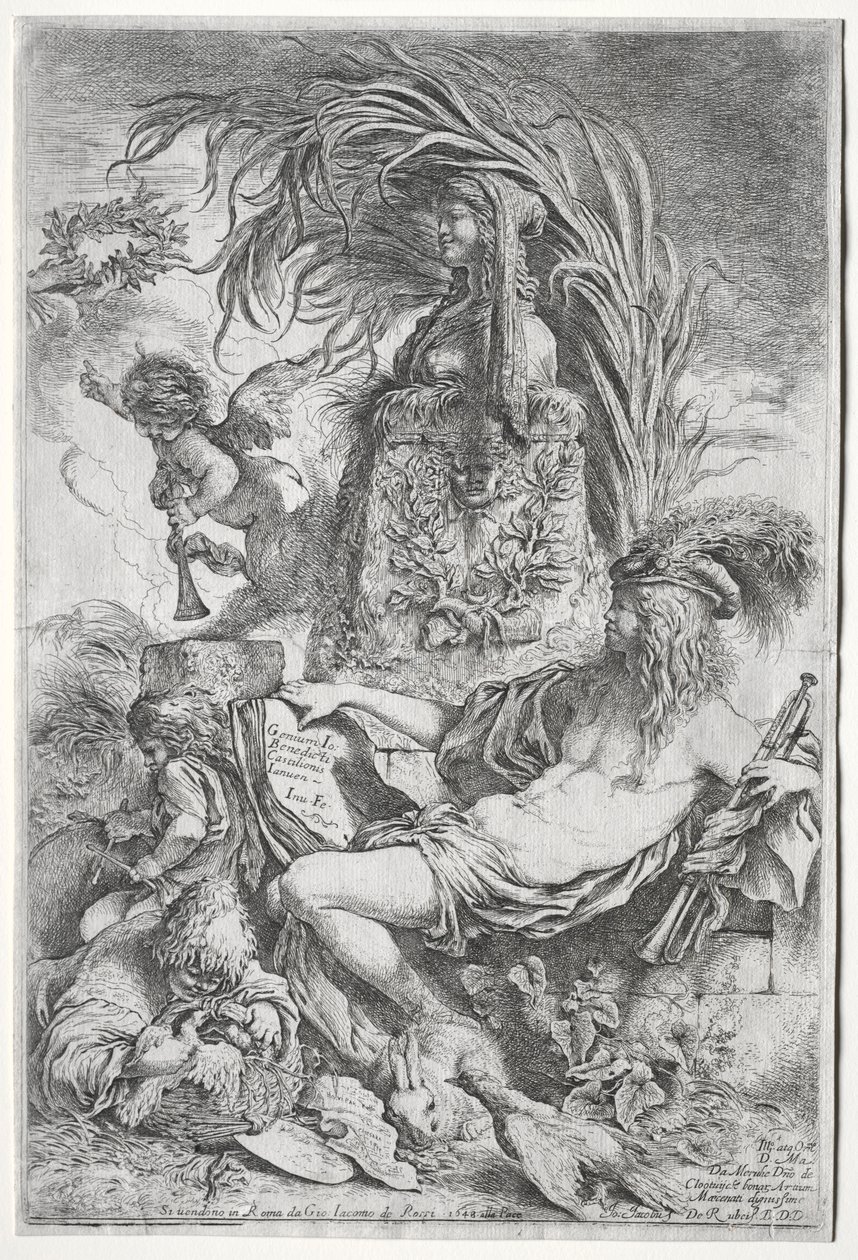 Castiglione géniusza, 1648. alkotó: Giovanni Benedetto Castiglione