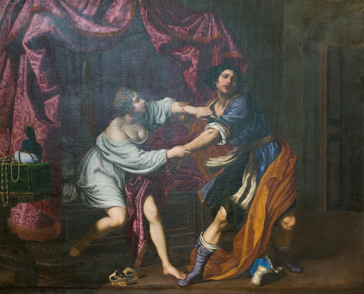 József és a Potifár felesége alkotó: Giovanni Biliverti