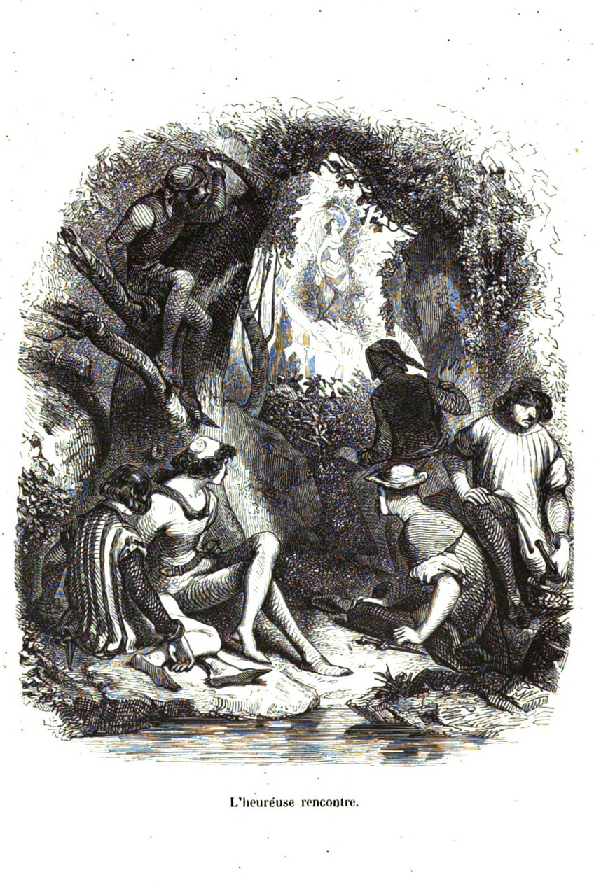 Dekameron - 5. nap, 6. novella - A boldog találkozás alkotó: Giovanni Boccaccio