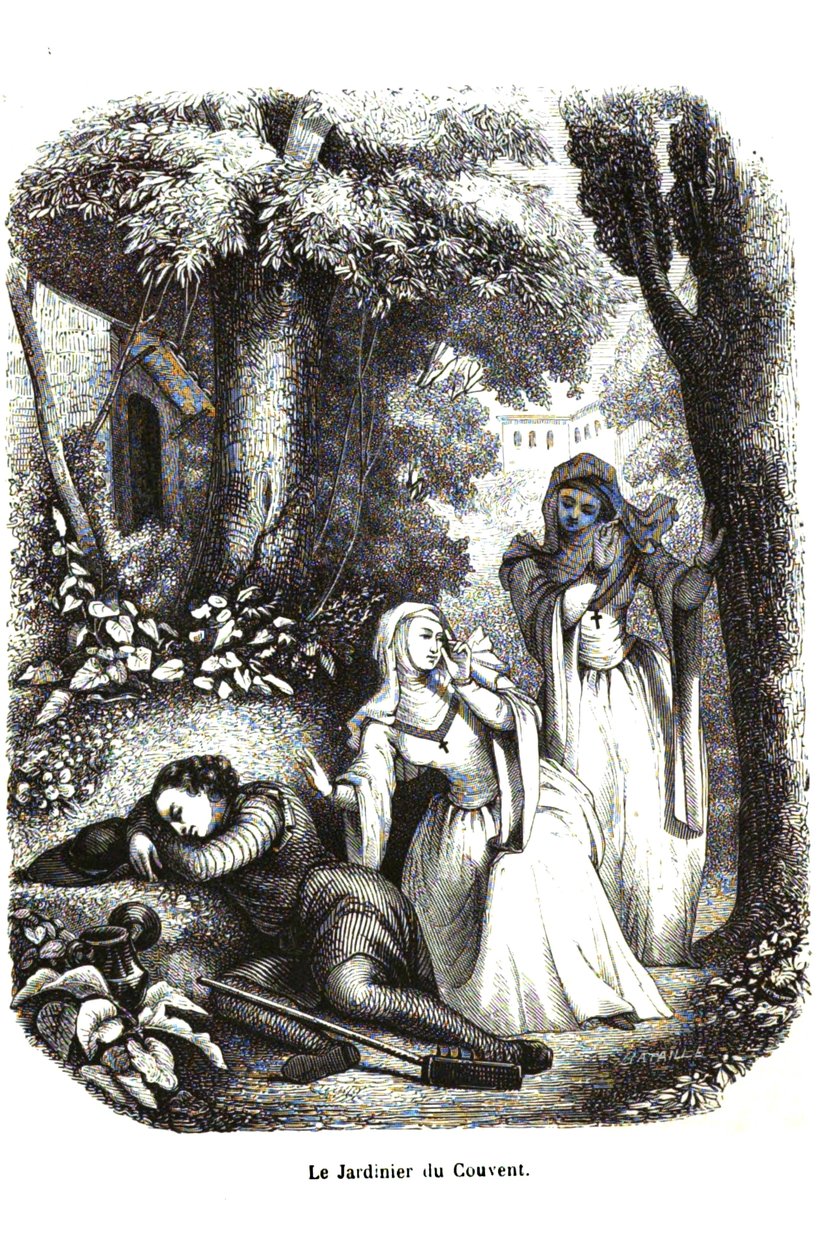 Dekameron - Harmadik nap, novella 1 - A zárdakertész alkotó: Giovanni Boccaccio
