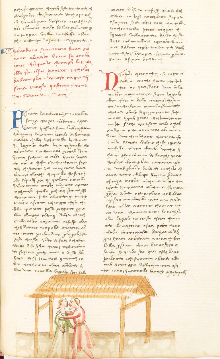 Dekameron, A califourchon; Calandrino és Niccolessa, Kilencedik nap, novella 5. alkotó: Giovanni Boccaccio