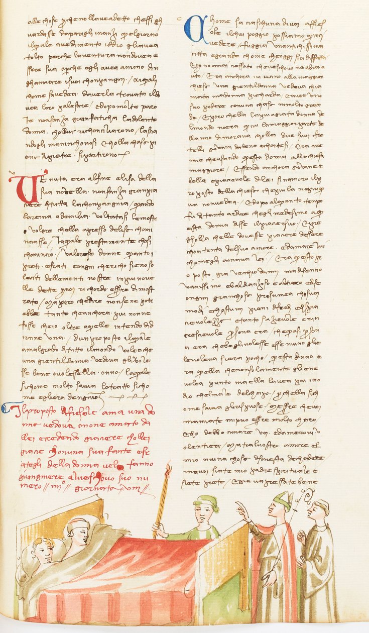 Décaméron, La nuit tous les chats sont gris; Prévôt de Fiesole tancé par son évêque, Huitième journée, nouvelle 4. alkotó: Giovanni Boccaccio