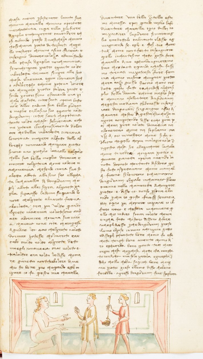 Dekameron, A két együgyű - Gianni di Barolo becsapja Pietrot , Kilencedik nap, novella 10. alkotó: Giovanni Boccaccio