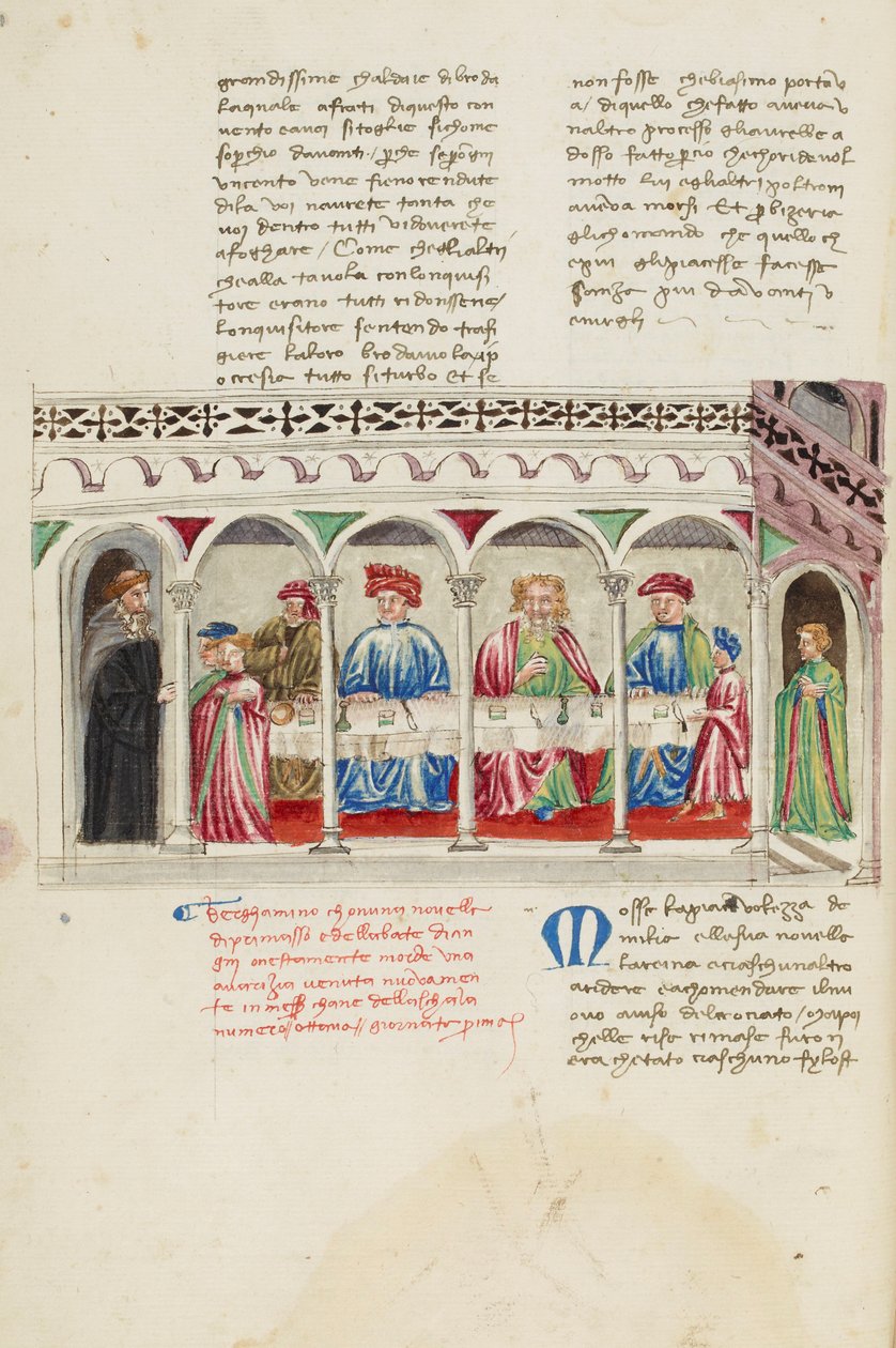 Dekameron, A szegények jeles méltósága - Hugues Primat et abbé de Cluny, Első nap, novella 7. alkotó: Giovanni Boccaccio