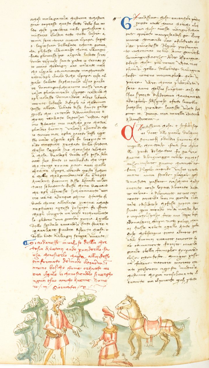 Dekameron, Bölcs Natan - Mitridanes bocsánatért könyörög, Tizedik nap, 3. novella alkotó: Giovanni Boccaccio