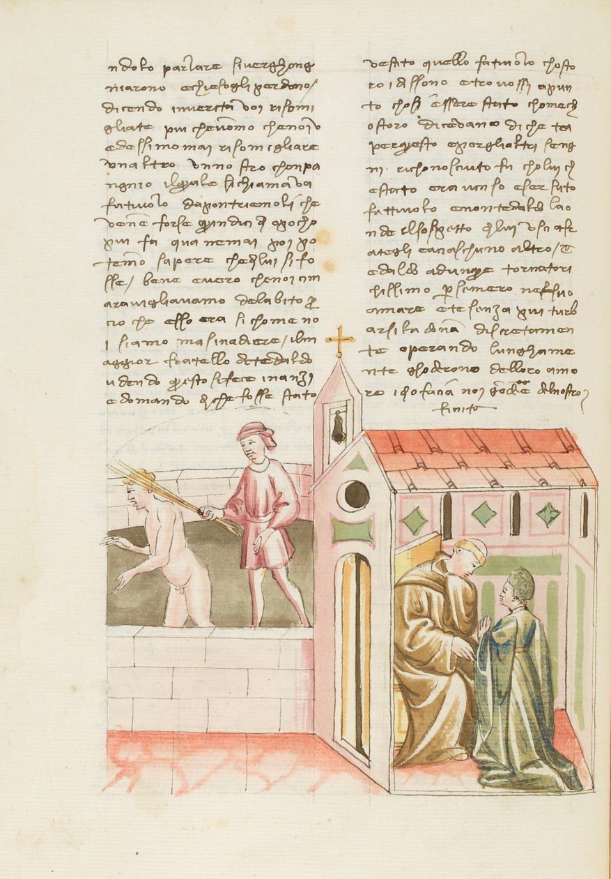 Dekameron, Egy évszak a purgatóriumban: Feronde a purgatóriumban, Hatodik nap, novella 1. alkotó: Giovanni Boccaccio