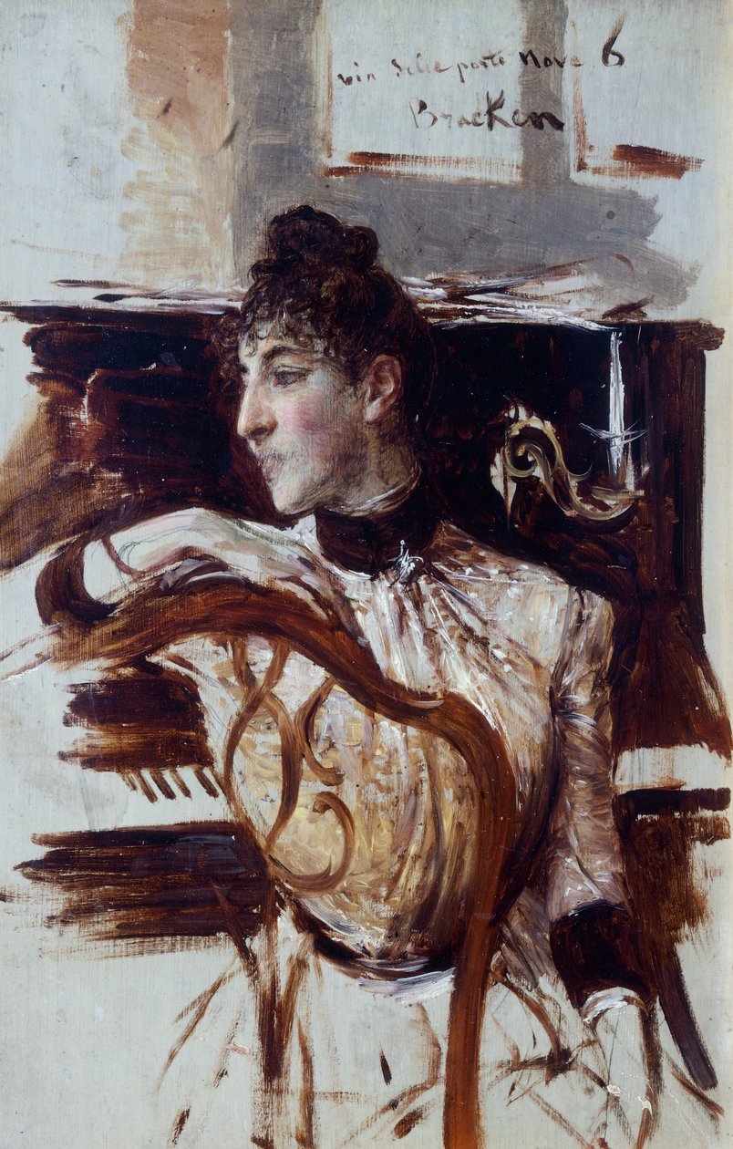 Alaide Banti Giovanni Boldini profiljában (1842-1931) alkotó: Giovanni Boldini