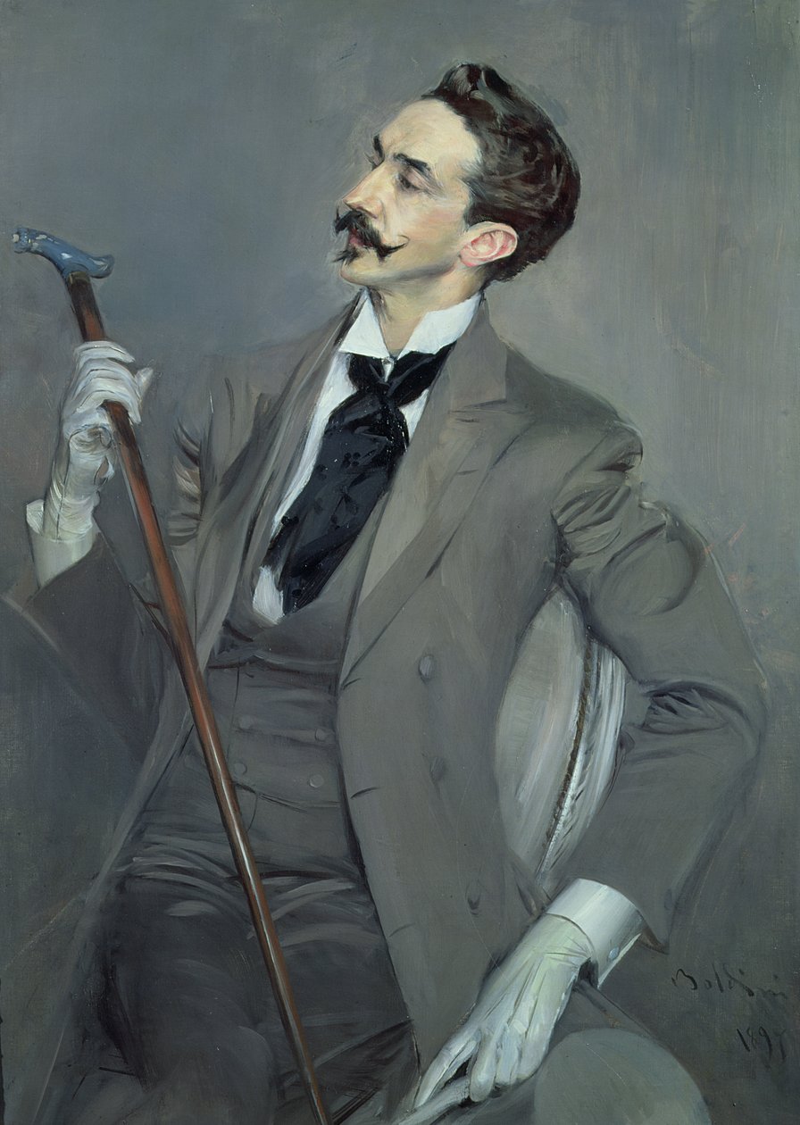 Robert de Montesquiou gróf (1855-1921) 1897 (olaj, vászon) alkotó: Giovanni Boldini