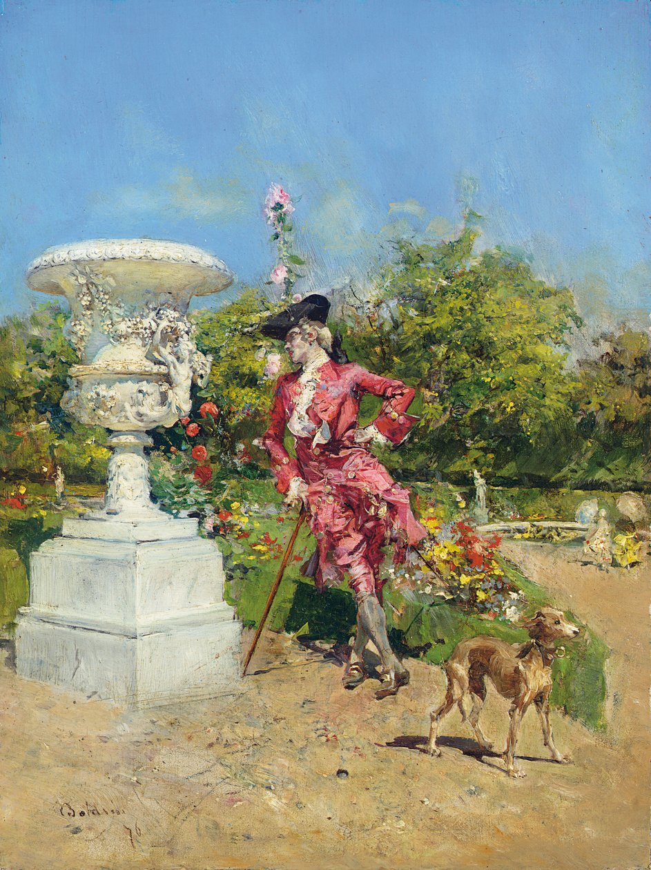 Il Marchesino Versailles-ban, 1876 alkotó: Giovanni Boldini