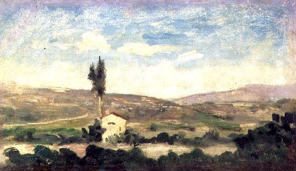 Tájkép nyárfával alkotó: Giovanni Boldini