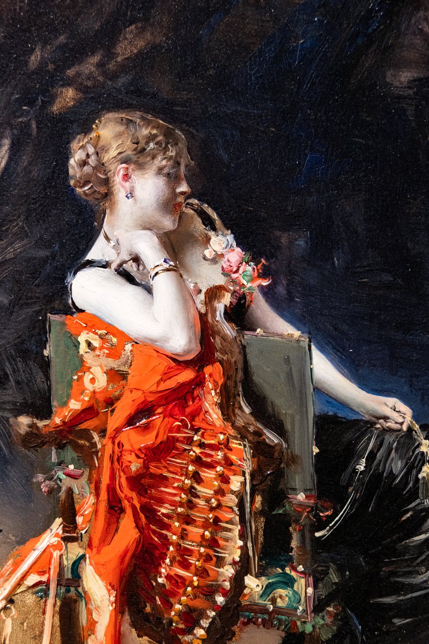 Madam X, részlet alkotó: Giovanni Boldini