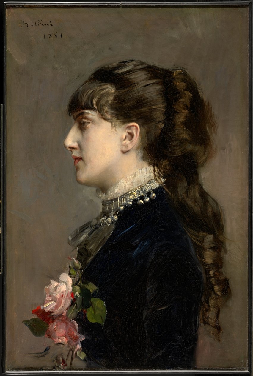 Céline Leclanché asszony alkotó: Giovanni Boldini