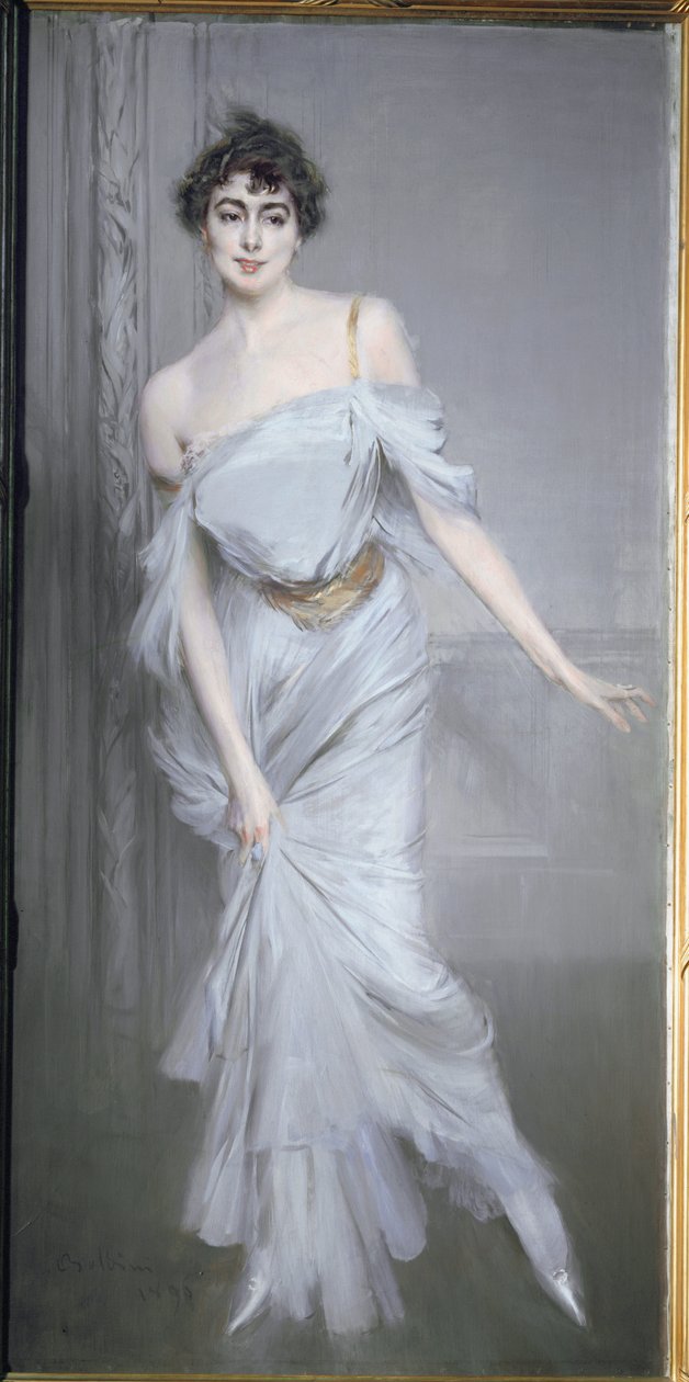 Madame Charles Max (festmény, vászon) alkotó: Giovanni Boldini