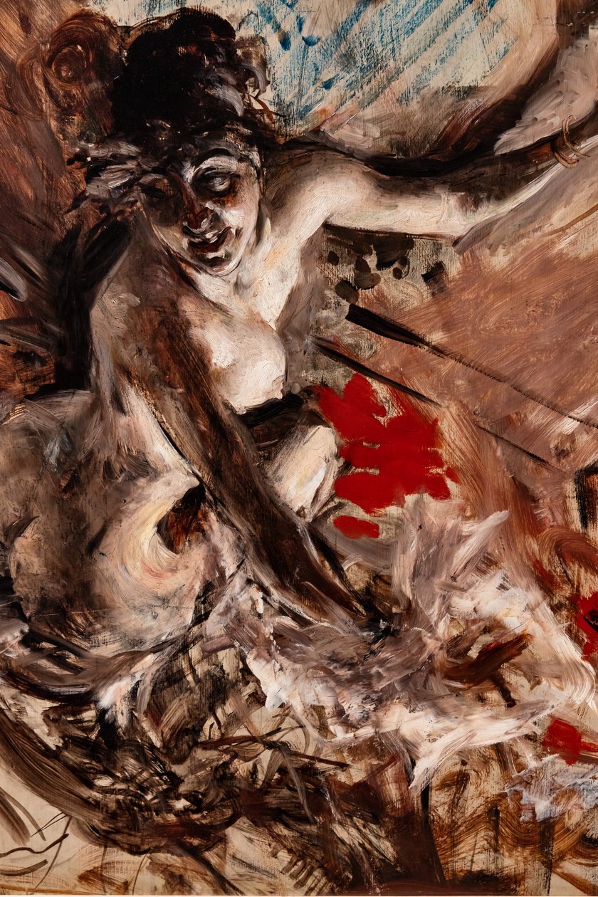 Mrs. de Joss, részlet alkotó: Giovanni Boldini