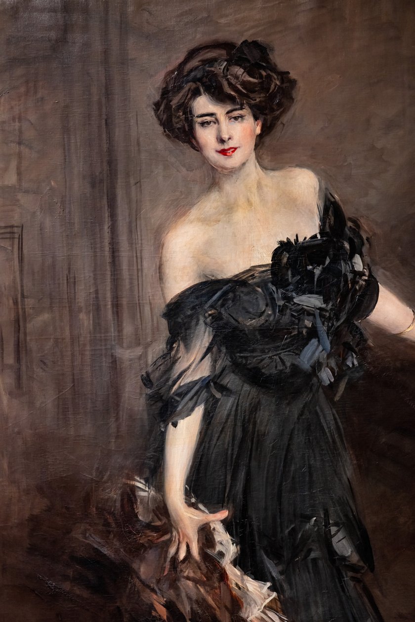 Mademoiselle de Nemidofft, részlet alkotó: Giovanni Boldini