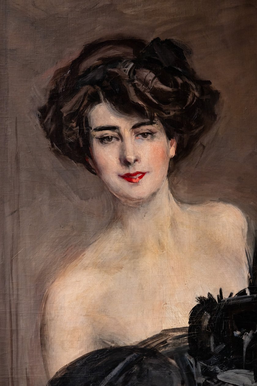 Mademoiselle de Nemidofft, részlet alkotó: Giovanni Boldini