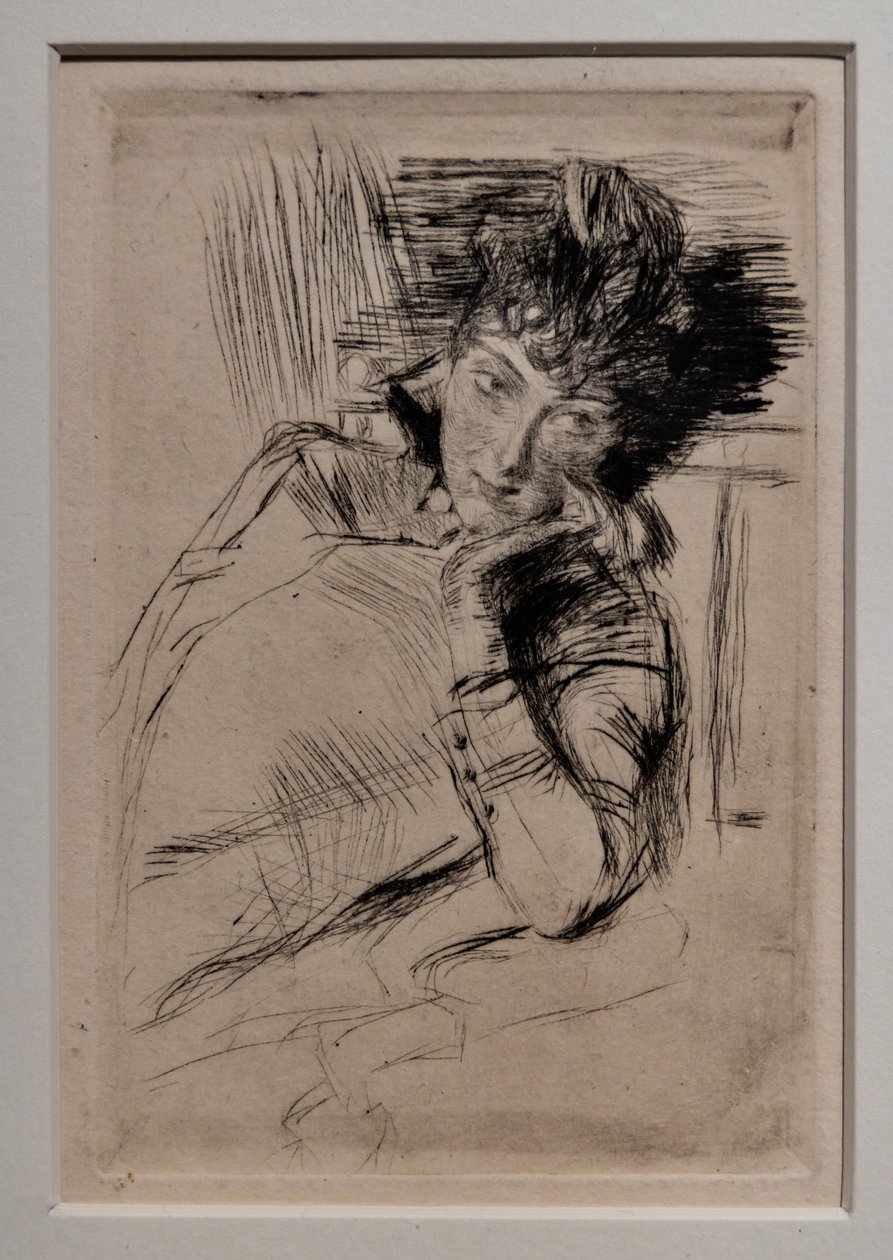 Töprengő Nő alkotó: Giovanni Boldini