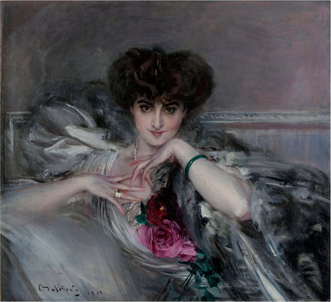"" Catherine Radziwill hercegnő portréja (1858-1941) "" (Catherine Radziwill hercegnő) Giovanni Boldini festménye (1842-1931) alkotó: Giovanni Boldini