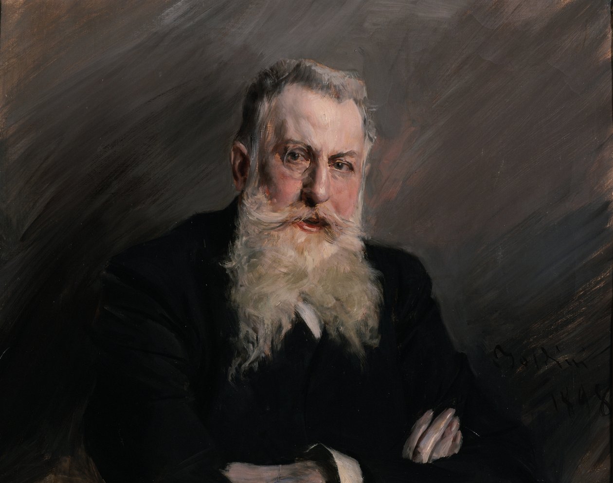 Antonio Starabba portréja, Rudini márki 1839-1908, 1898. alkotó: Giovanni Boldini