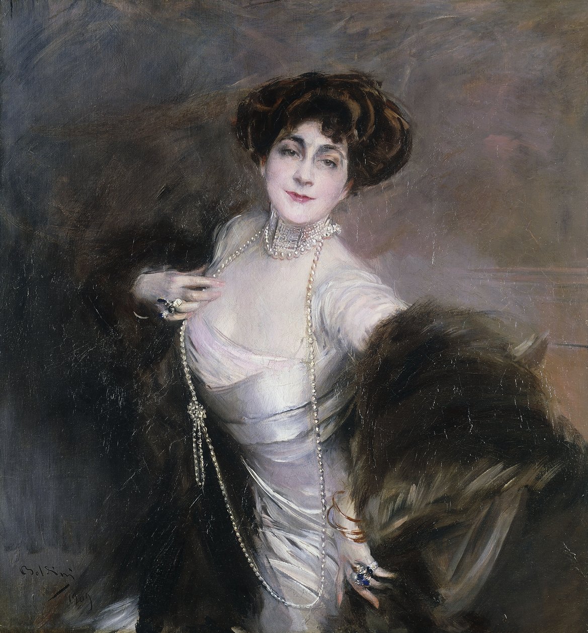 Diaz Albertini portréja, 1909 alkotó: Giovanni Boldini