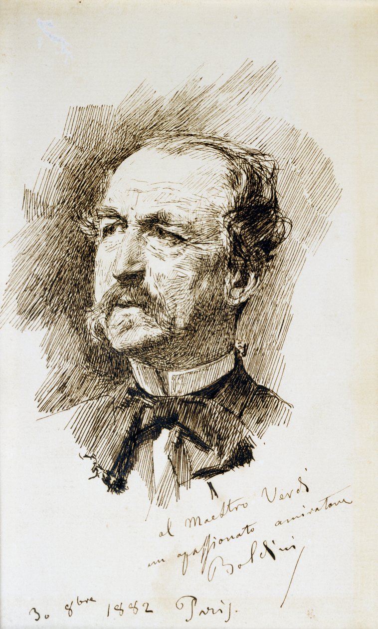 Emanuele Muzio portréja (Zibello alkotó: Giovanni Boldini