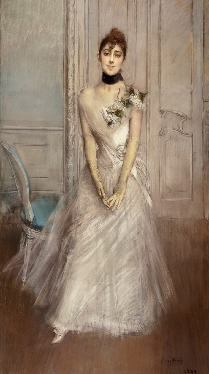 Emiliana Concha de Ossa portréja alkotó: Giovanni Boldini