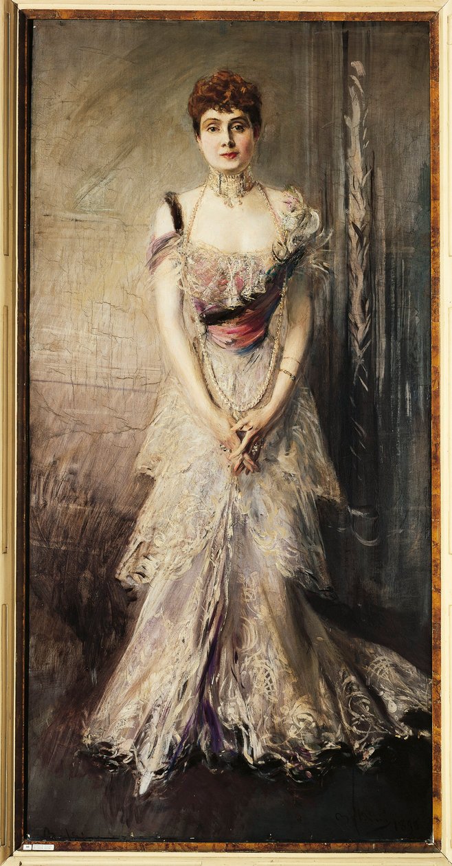A spanyol Infanta Eulalia (1864-1958) portréja, 1898 körül alkotó: Giovanni Boldini