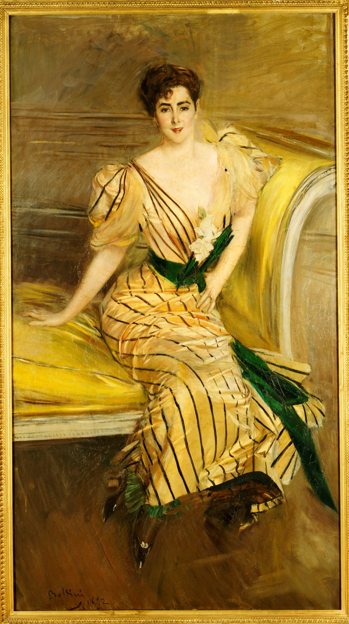 Madame Josephina Alvear de Errazuriz portréja, 1892 alkotó: Giovanni Boldini