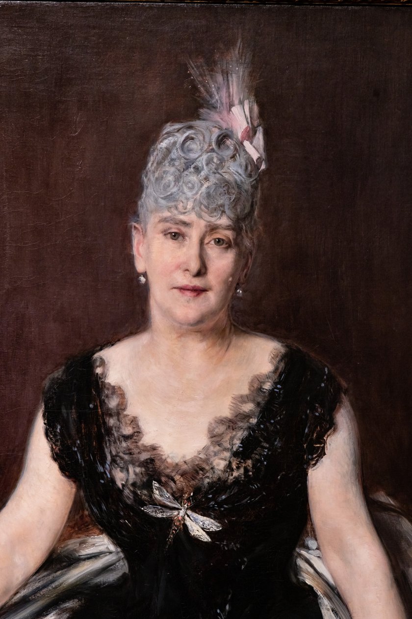 Madame Seligman portréja, részlet alkotó: Giovanni Boldini