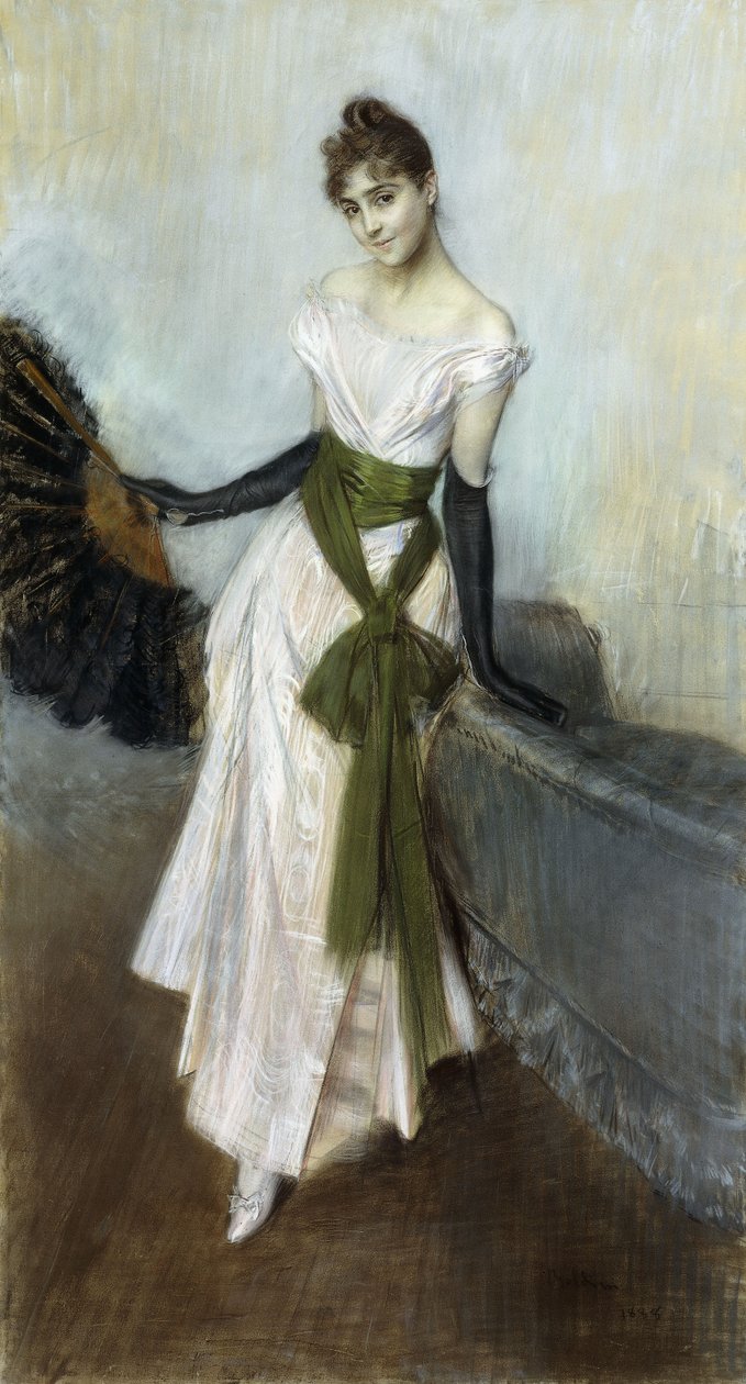 Concha de Ossa kisasszony portréja, 1888 alkotó: Giovanni Boldini