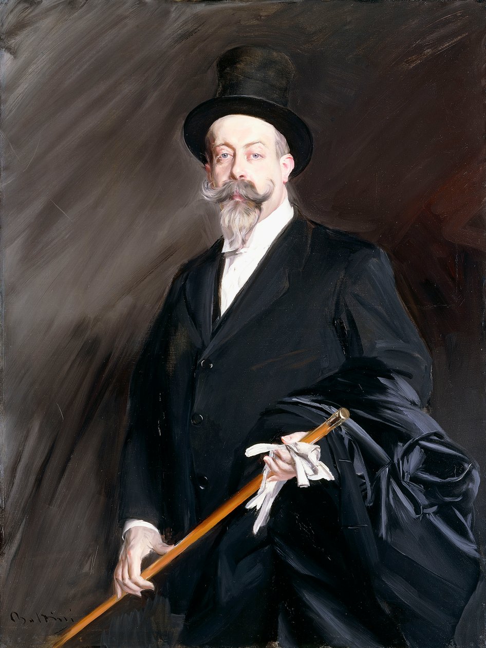 Willy, az író portréja, Henri Gauthier-Villars, alkotó: Giovanni Boldini
