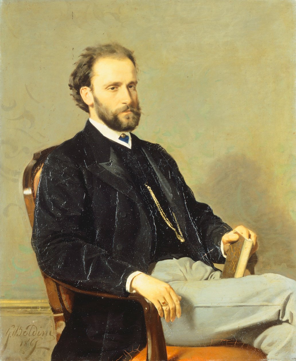 Claudio Comotto ügyvéd portréja alkotó: Giovanni Boldini