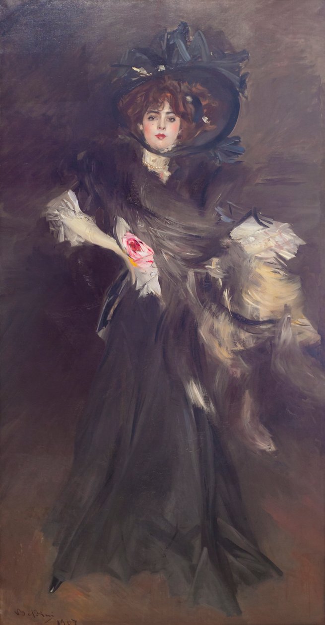 Lantelme mademoiselle portréja alkotó: Giovanni Boldini