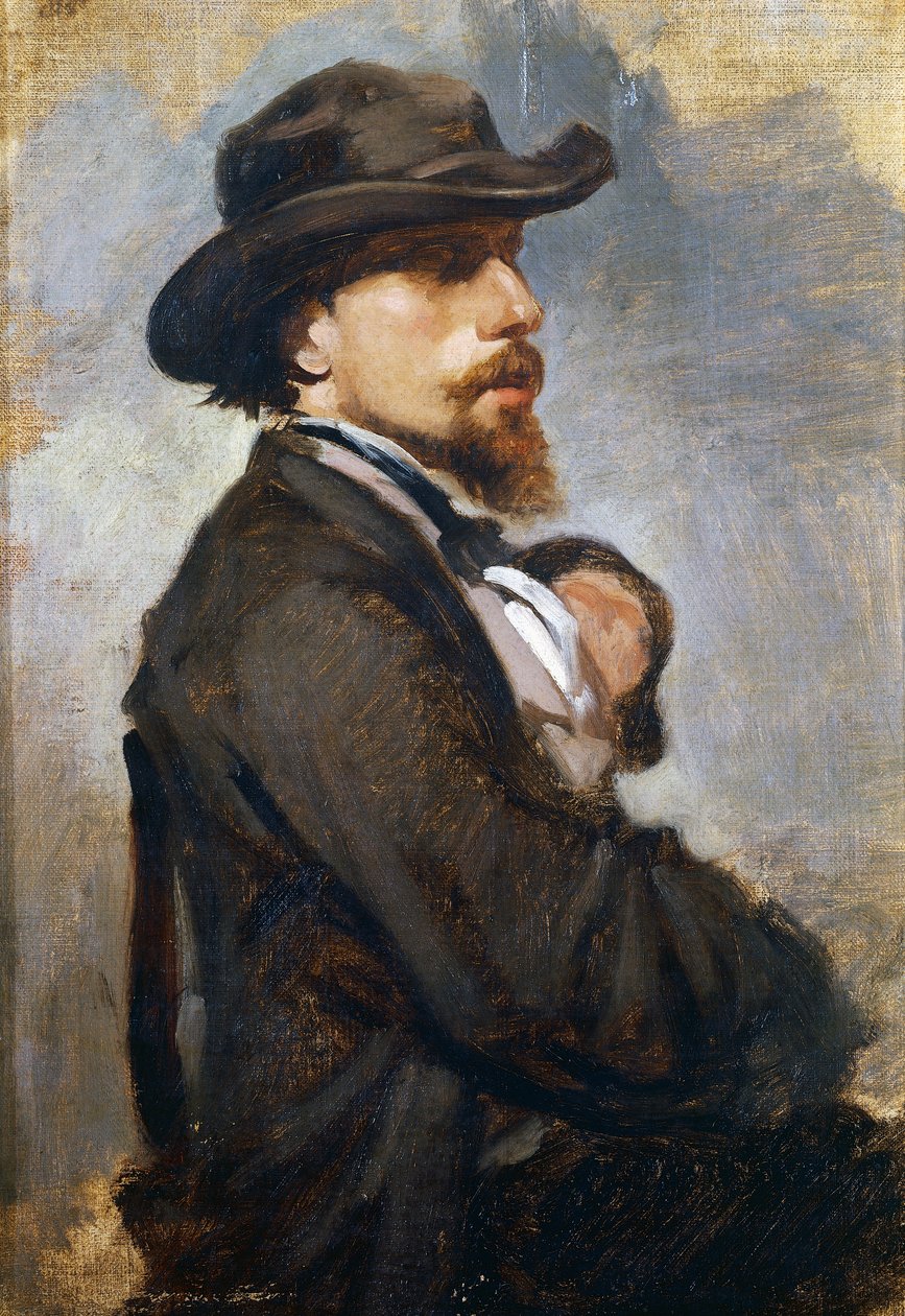 Vincenzo Cabianca (1827-1902) olasz festő portréja alkotó: Giovanni Boldini