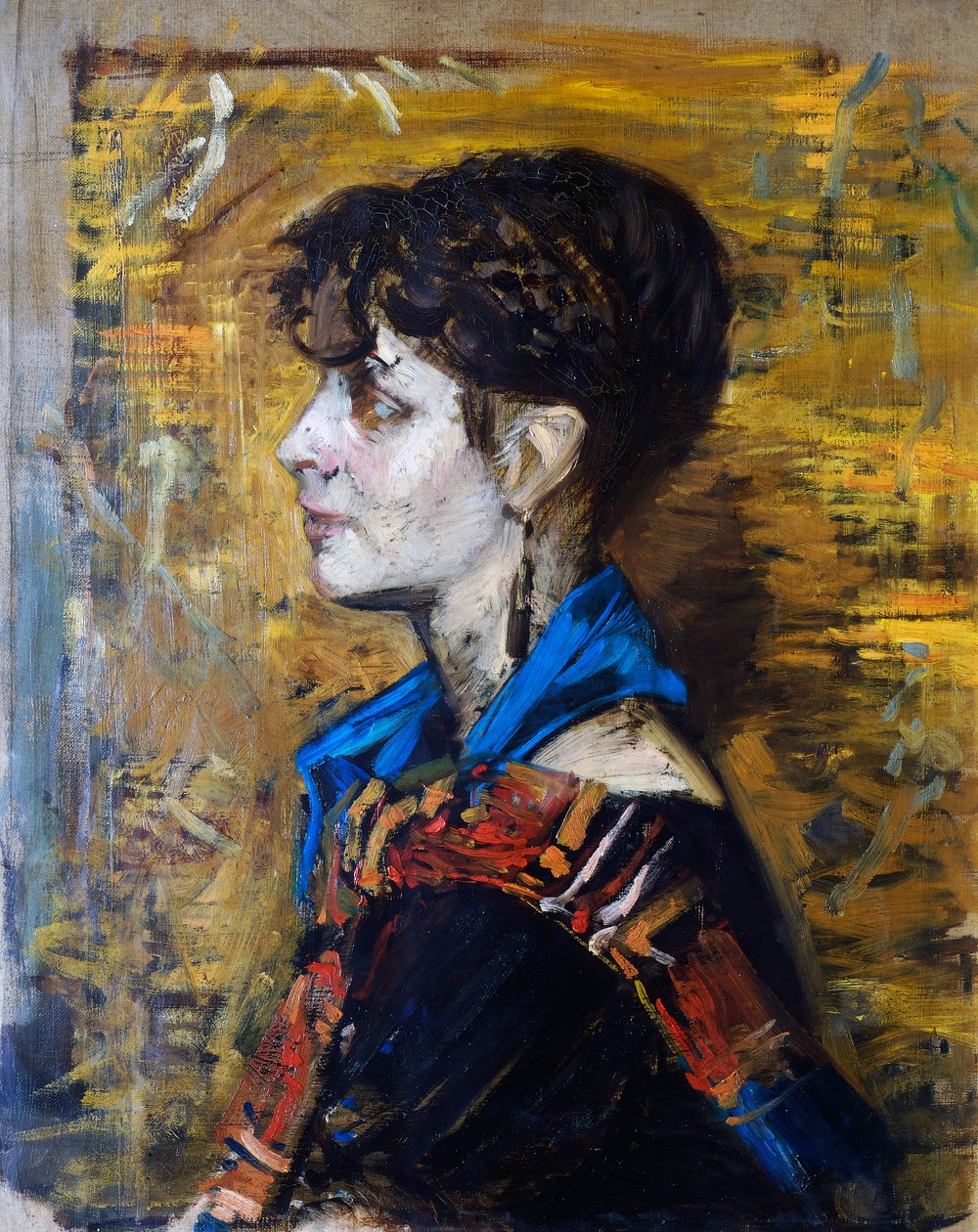 A nő vagy a cigányasszony portréja alkotó: Giovanni Boldini