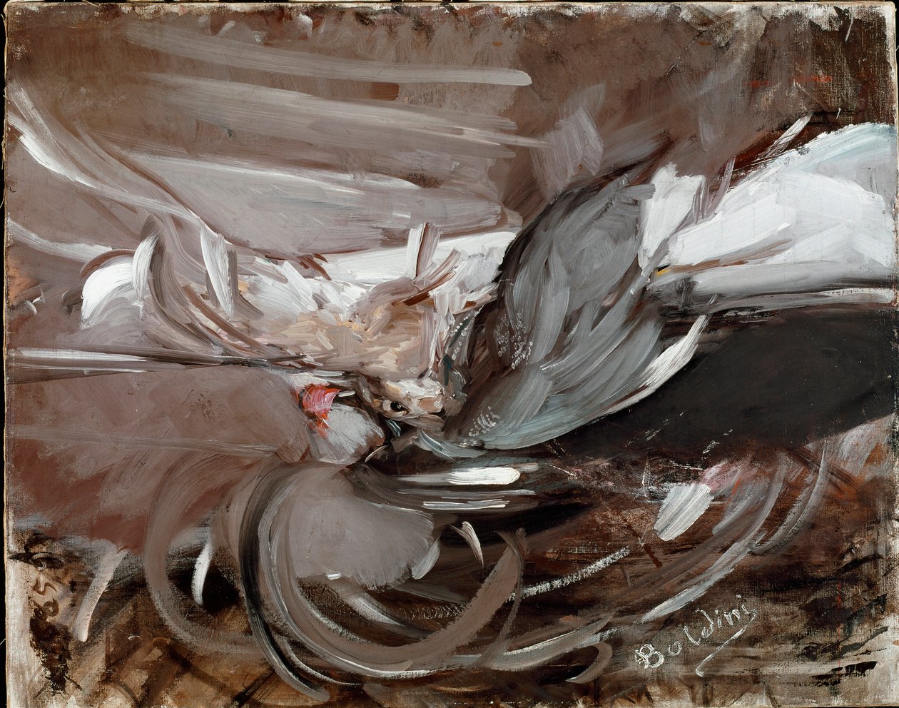Csendélet játékfestményekkel, Giovanni Boldini (1842-1931) 1911 Méret: 75x93 cm Pistoia, Boldini gyűjtemény alkotó: Giovanni Boldini