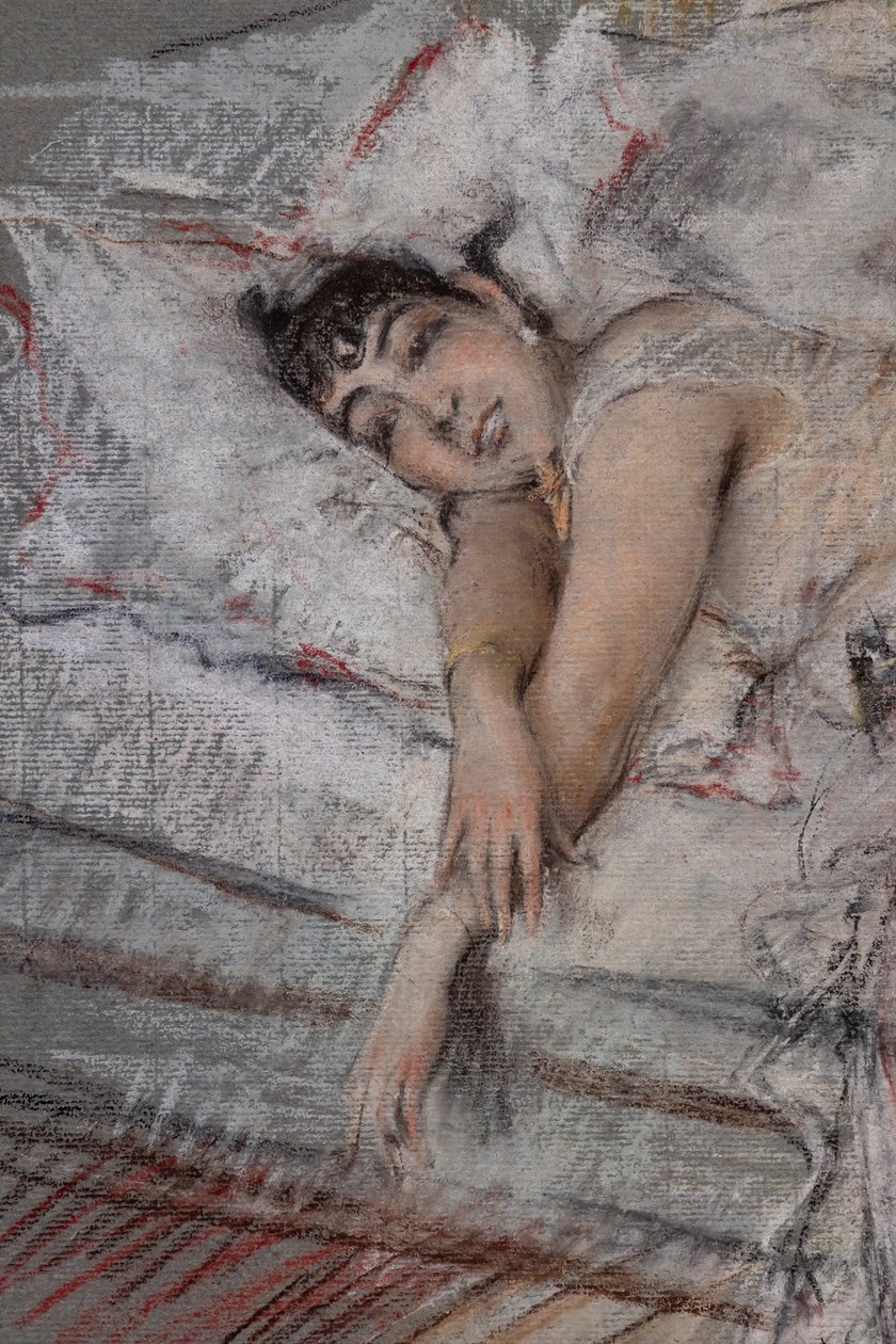 Rasty grófnője az ágyban, részlet alkotó: Giovanni Boldini