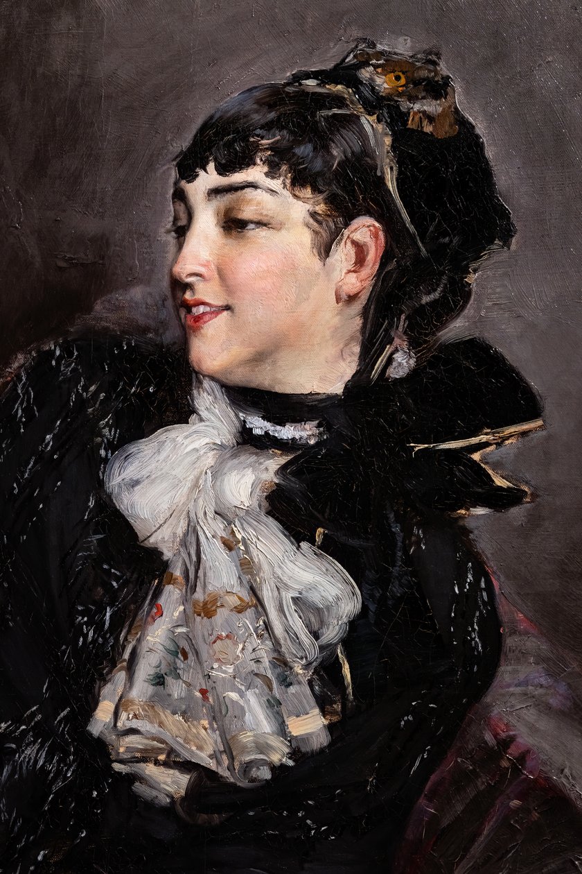 Rasty grófnője a kanapén, részlet alkotó: Giovanni Boldini