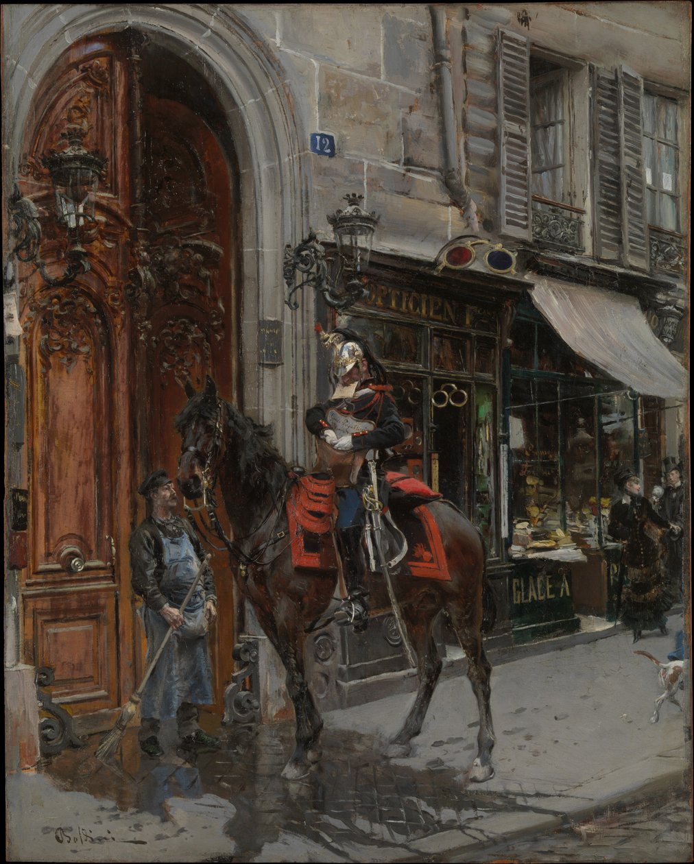 A sürgönykézbesítő alkotó: Giovanni Boldini