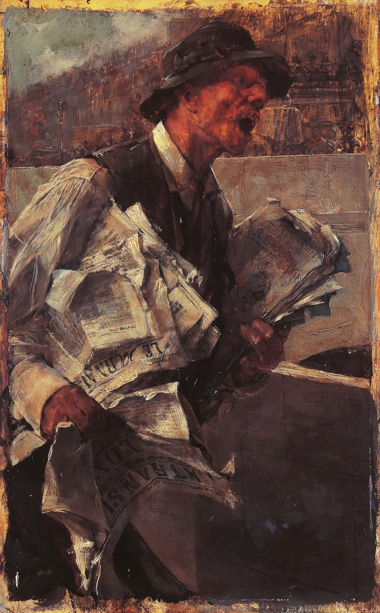 A párizsi hírlapíró vagy a híradó alkotó: Giovanni Boldini