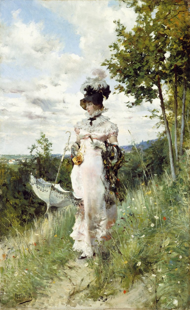 A nyári séta alkotó: Giovanni Boldini