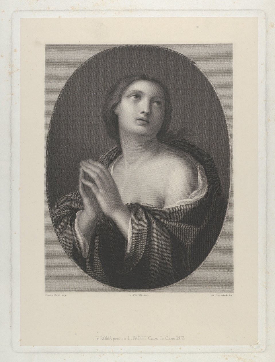 A Hope... női megszemélyesítése, kb. 1835-81. alkotó: Giovanni Buonafede