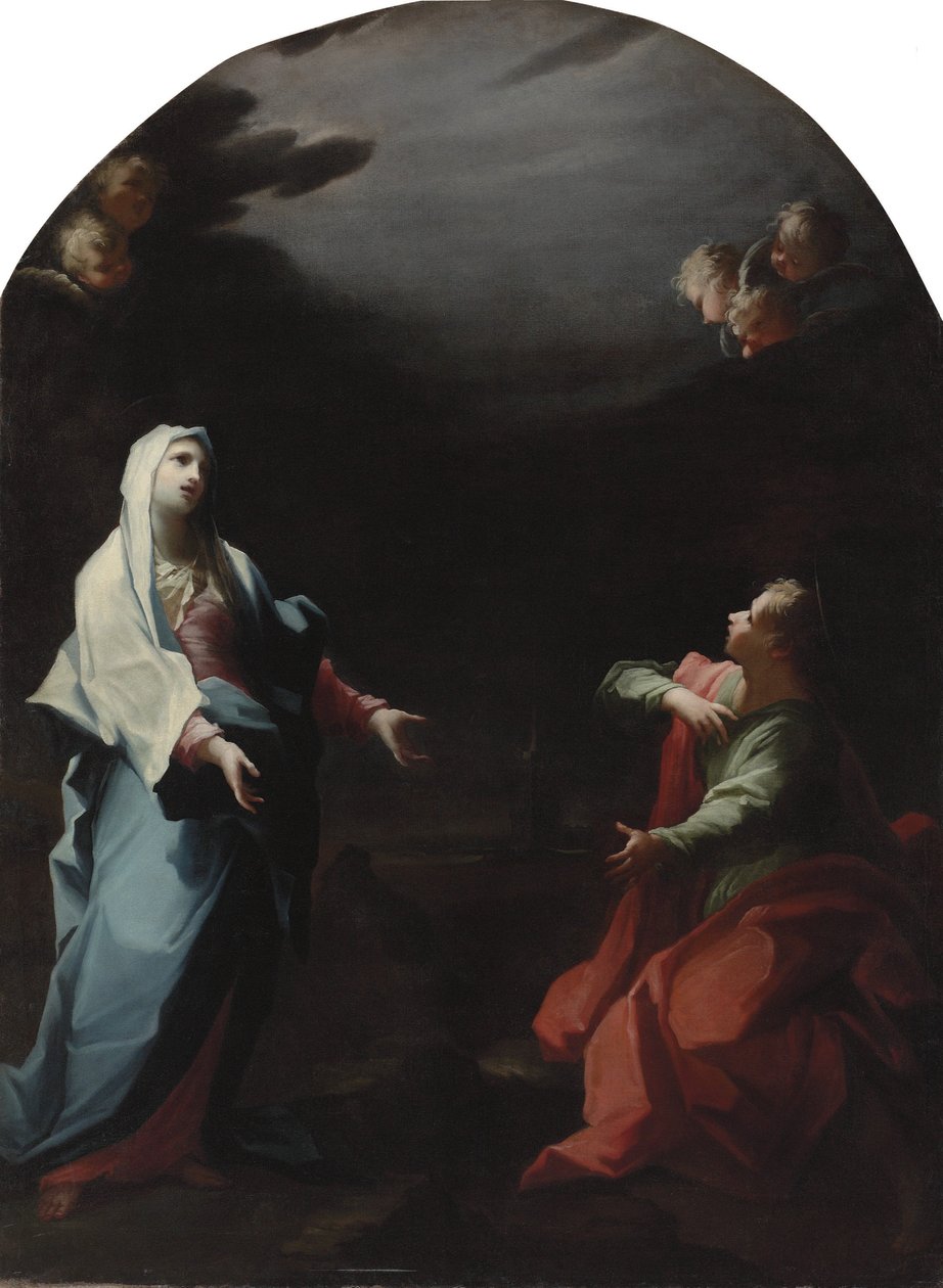 A Madonna és Szent János evangélista alkotó: Giovanni Camillo Sagrestani