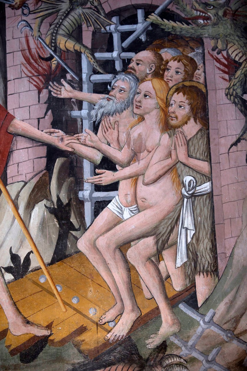 Leszállás a pokolba, 1492 körül alkotó: Giovanni Canavesio