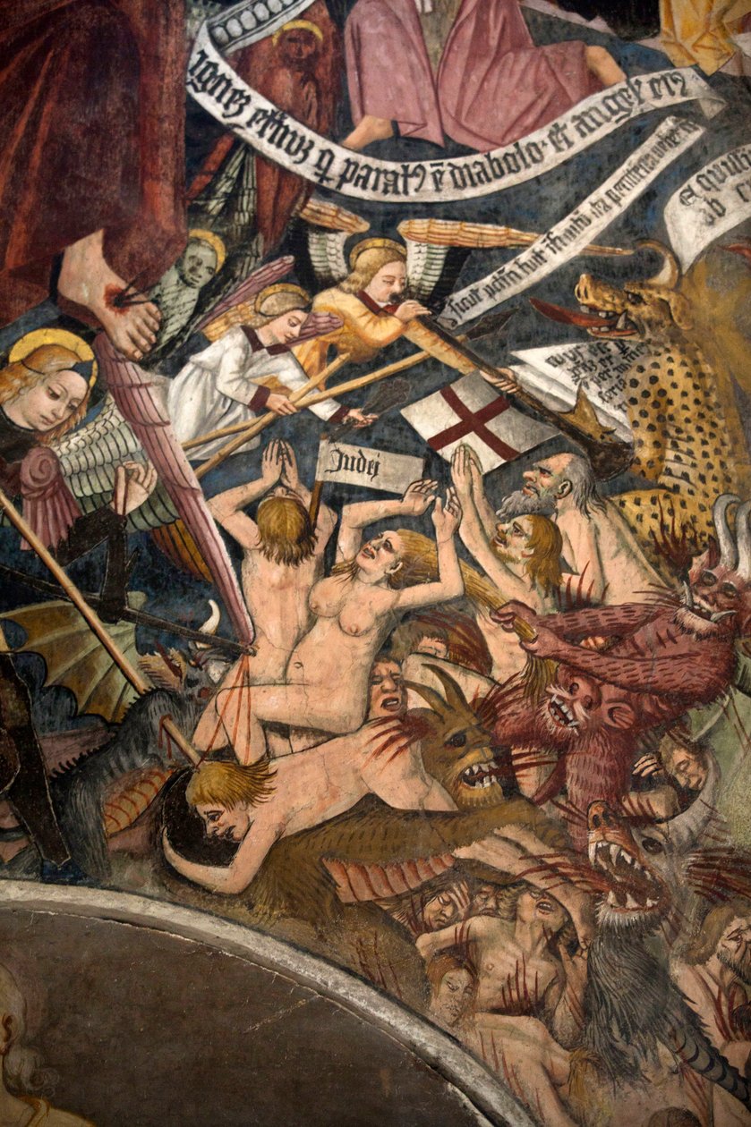 Utolsó ítélet, 1492 körül (3702475 részlet) alkotó: Giovanni Canavesio