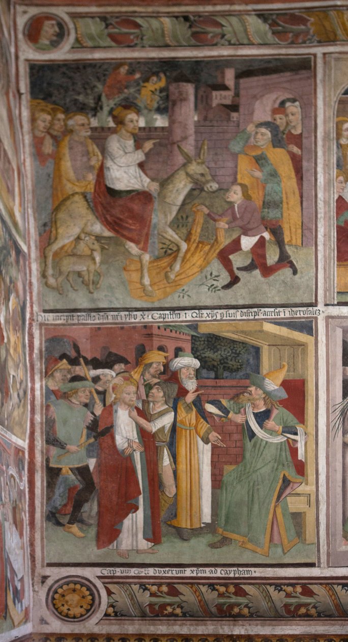 Jelenetek Krisztus életéből, 1492 körül (freskó) alkotó: Giovanni Canavesio